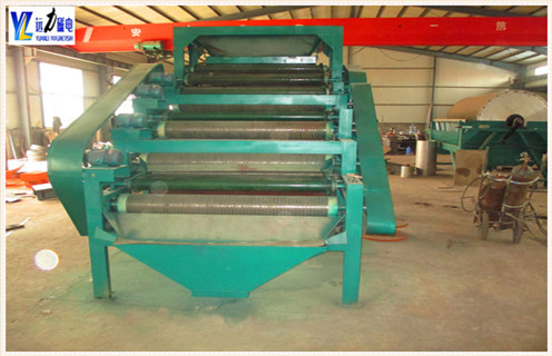 磁選機，強磁磁選機，強磁輥式磁選機，貴州水式強磁輥式磁選機