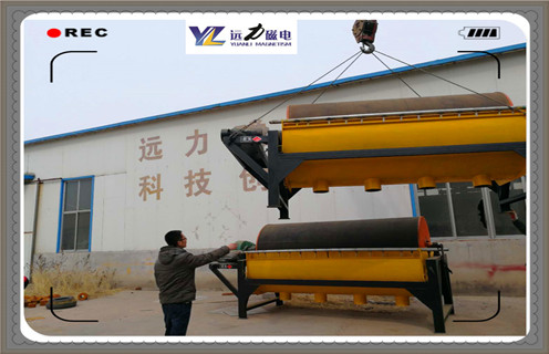 濕式磁選機，稀土永磁機具有高矯頑力超大型化方向發展！能用多長時間結構圖_遠力為您講述永磁筒磁選機刮泡時應注意的問題！磁場分布圖 