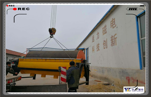 濕式磁選機，赤鐵礦濕式磁選機提高客戶的除鐵體驗效果_釩鈦鐵礦濰坊濕式磁選機廠家，濕式磁選機性能優劣一試便知型號參數及磁場強度